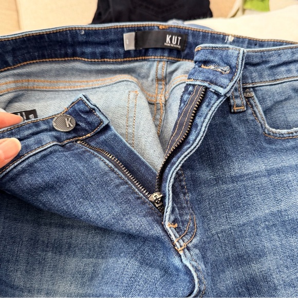 Kut from the Kloth High Rise Cathrine Fab Ab Boyfriend Denim Jeans - Picture 13 of 16